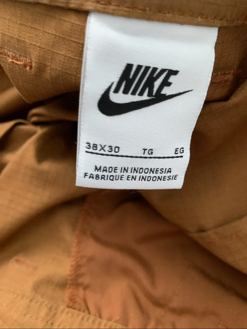 Nike Tan Cargo Pants